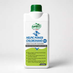 Helpic Power Chlorohand H1 Surgical Scrub with Chlorhexidine – 1 Liter